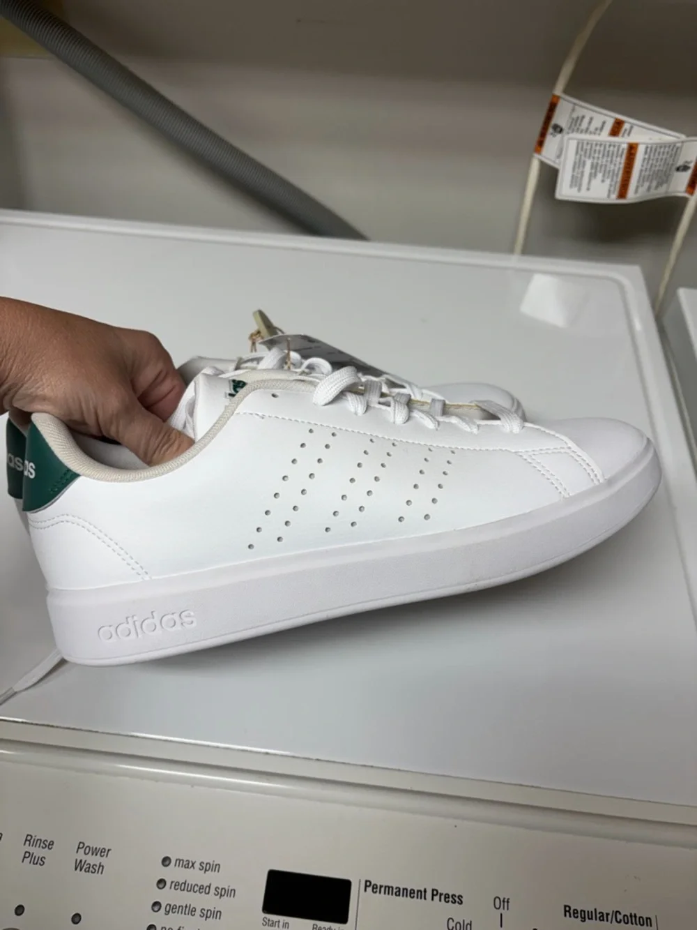 adidas White Low-Top Sneakers